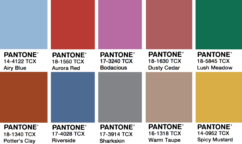 How to Use 2017 Pantone Trends In Design | NY