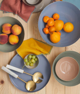 A tabletop image of Be Home's kitchenware