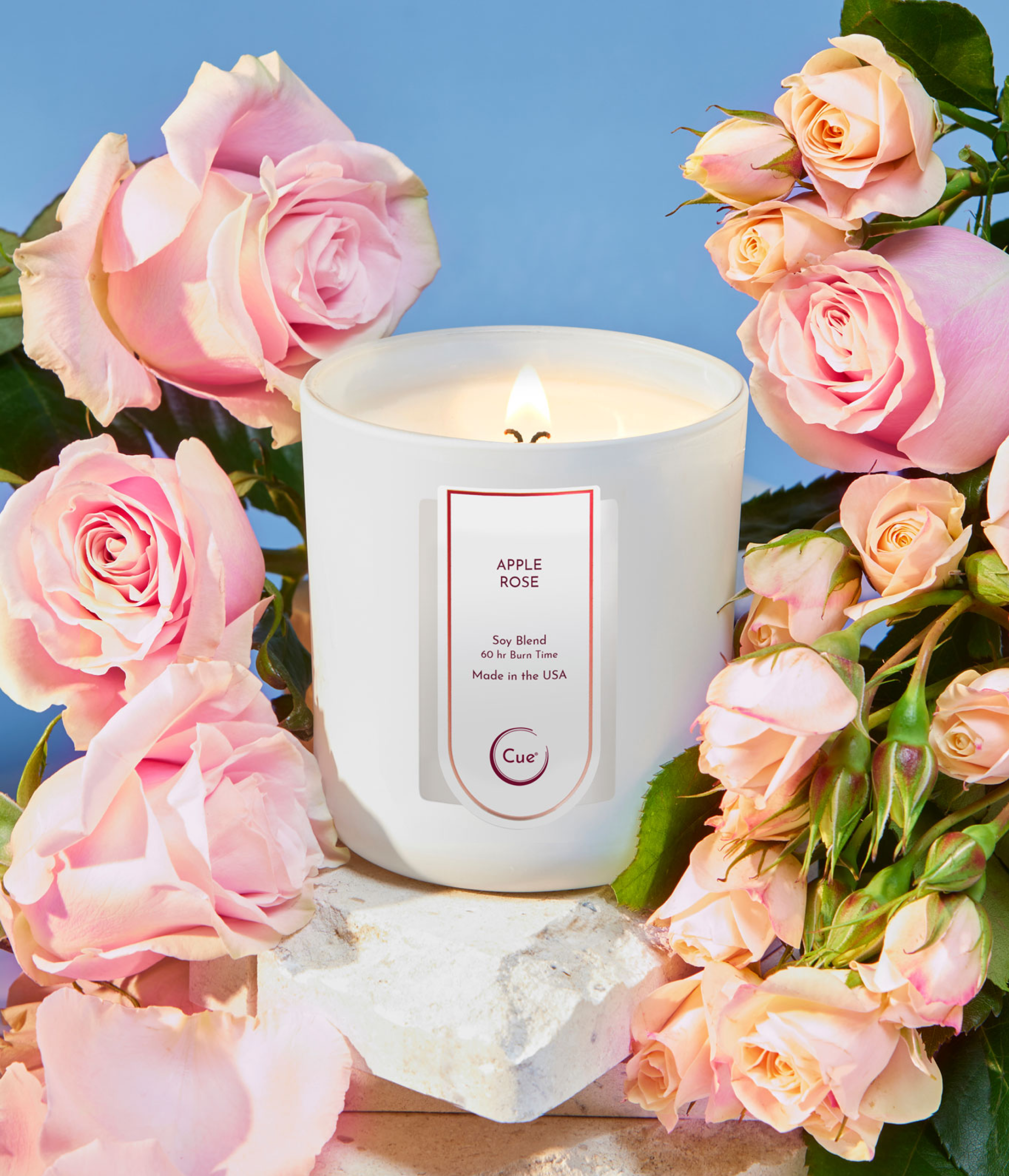 CUE Studio Maysir homepage purchased ad