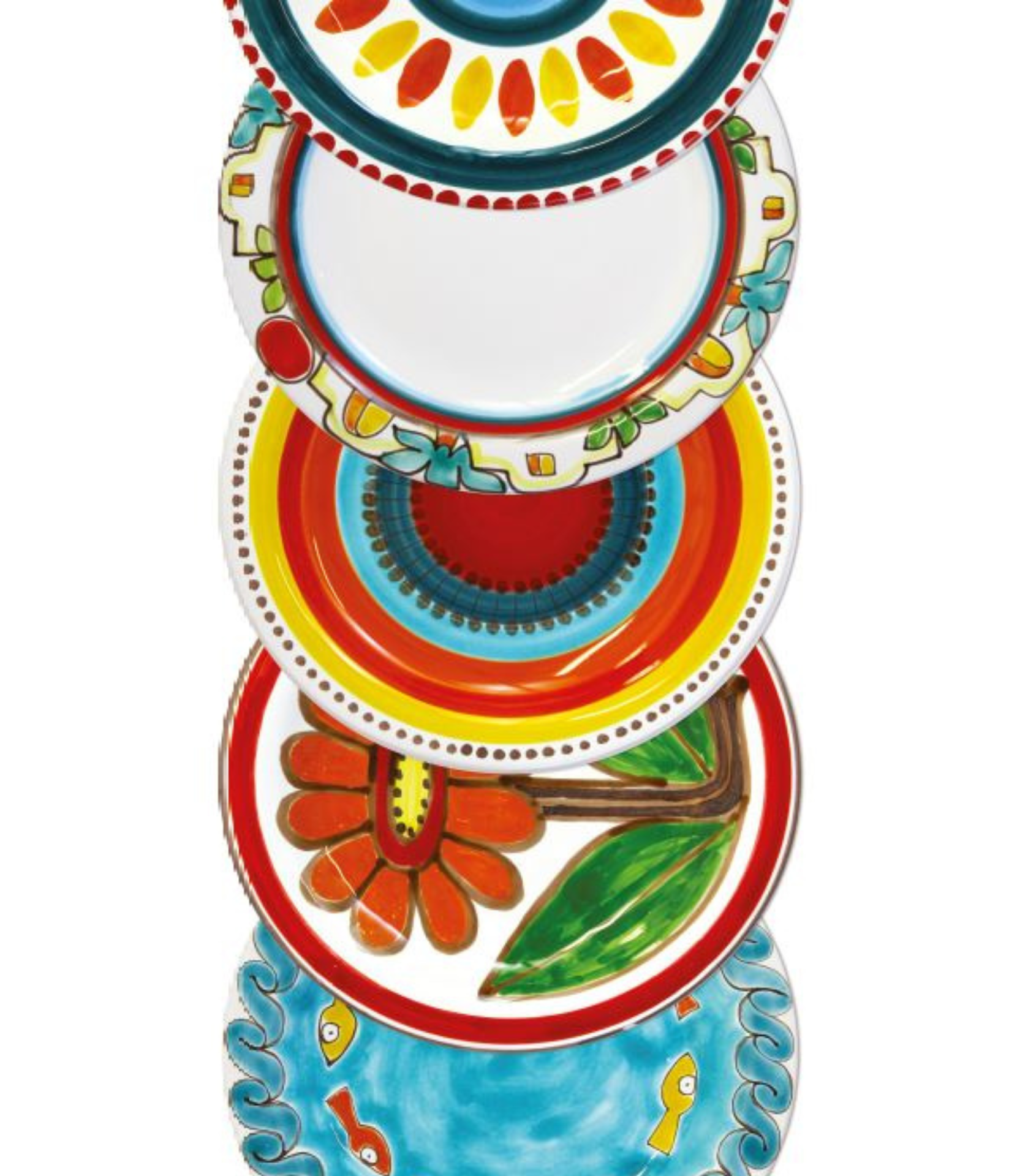Colorful plates