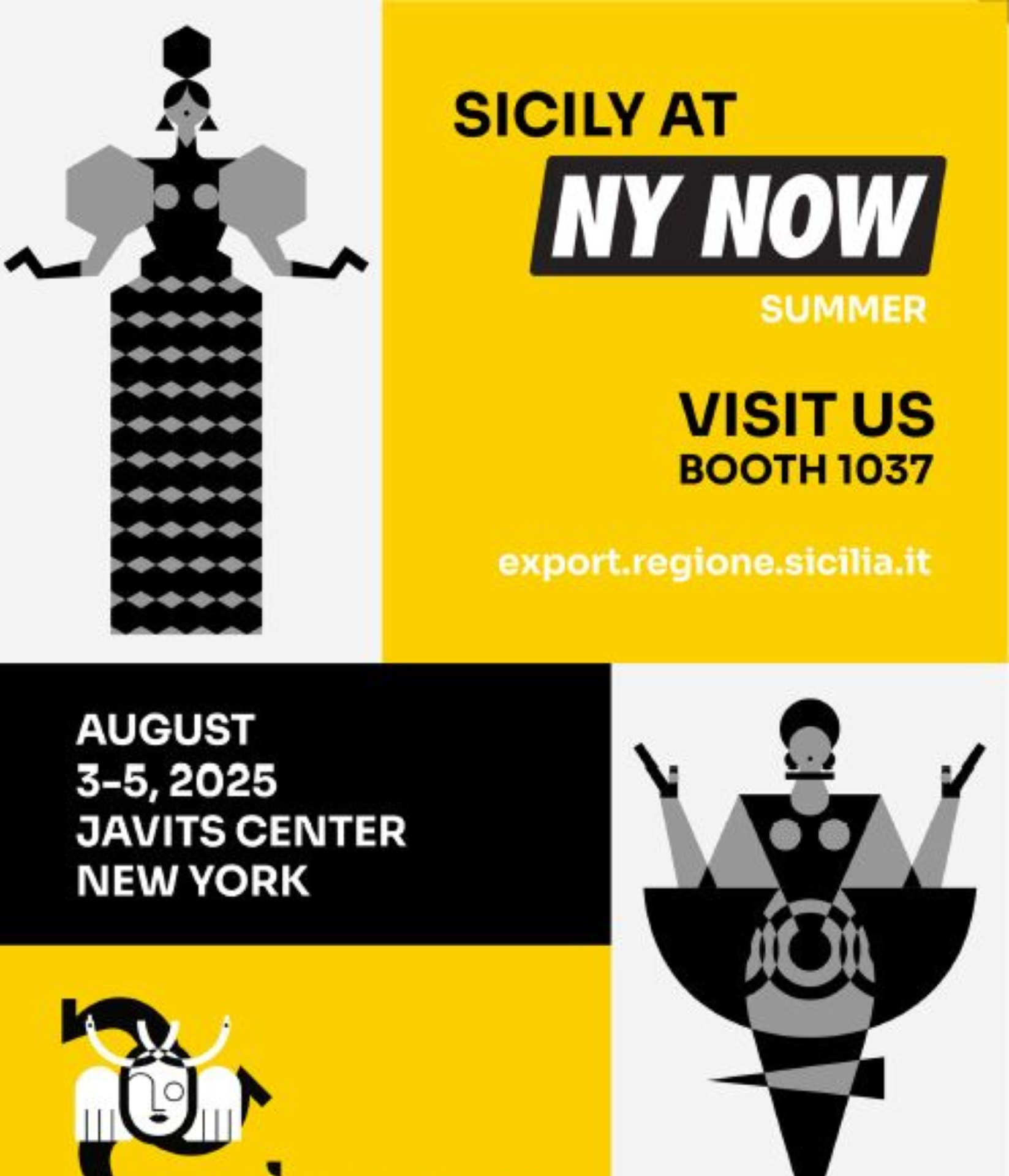 Yellow and black logo