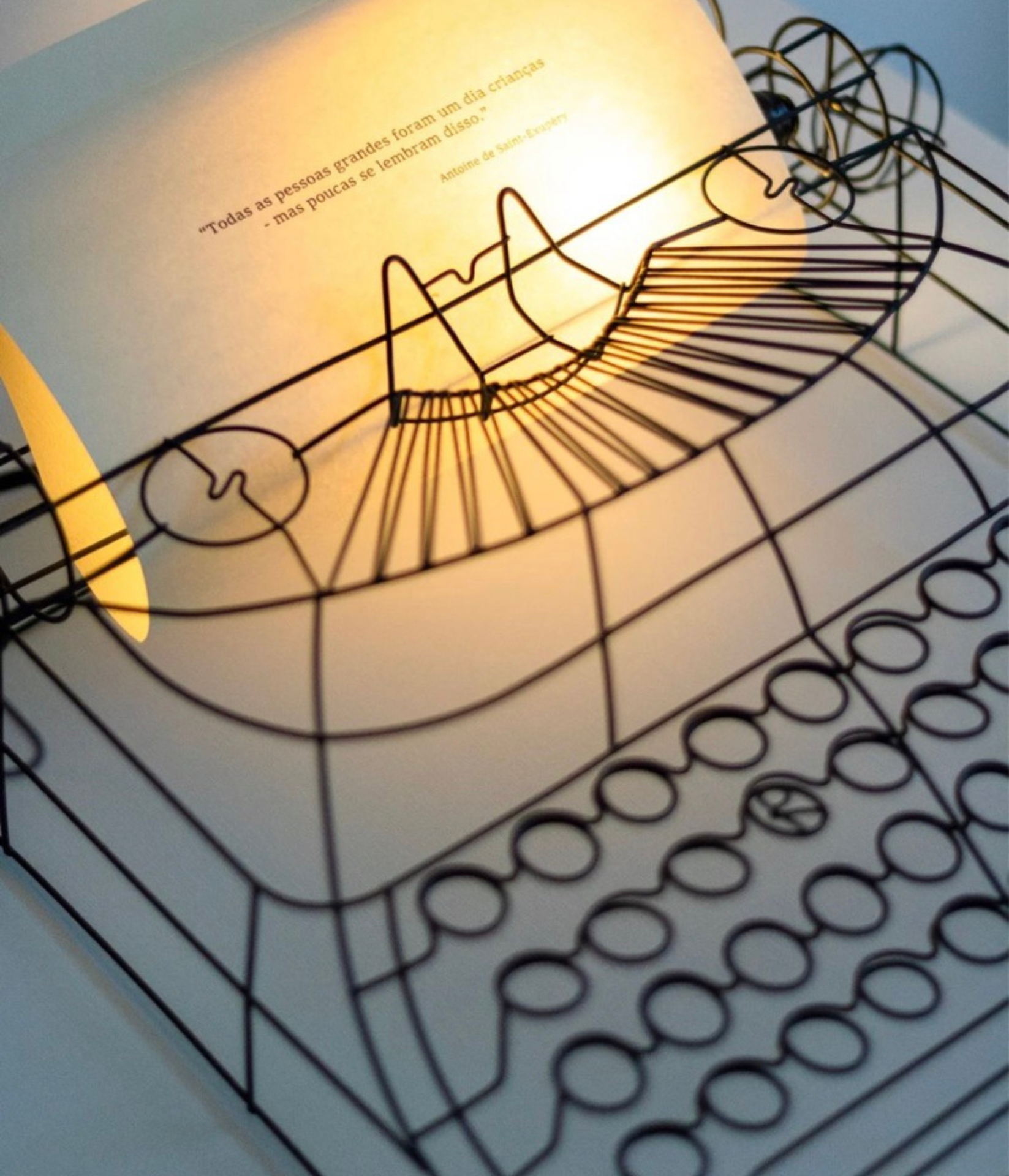 A fake typewriter