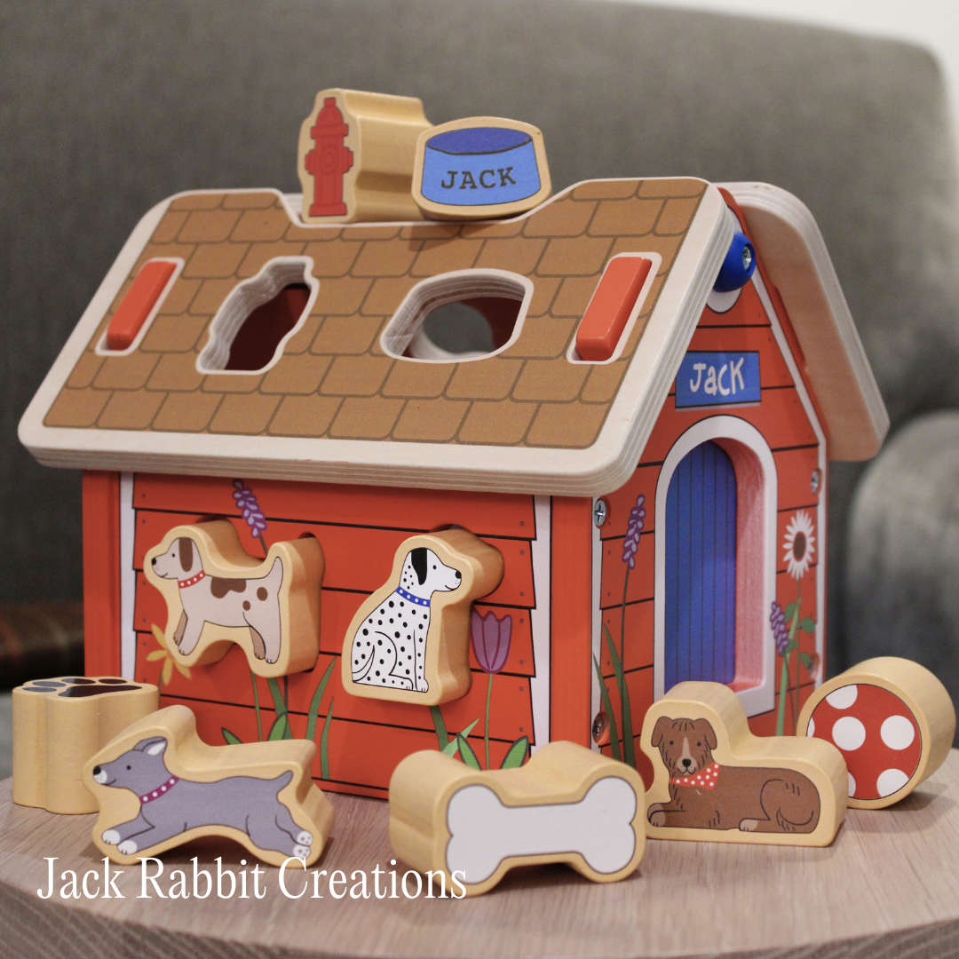 A toy doghouse